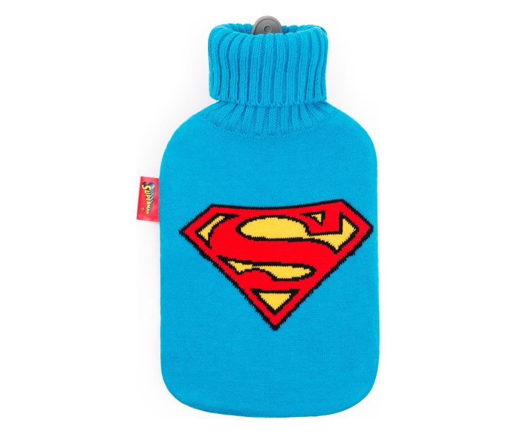 Husa pentru sticla cu apa calda Superman 2L – Excelsa, Albastru Excelsa