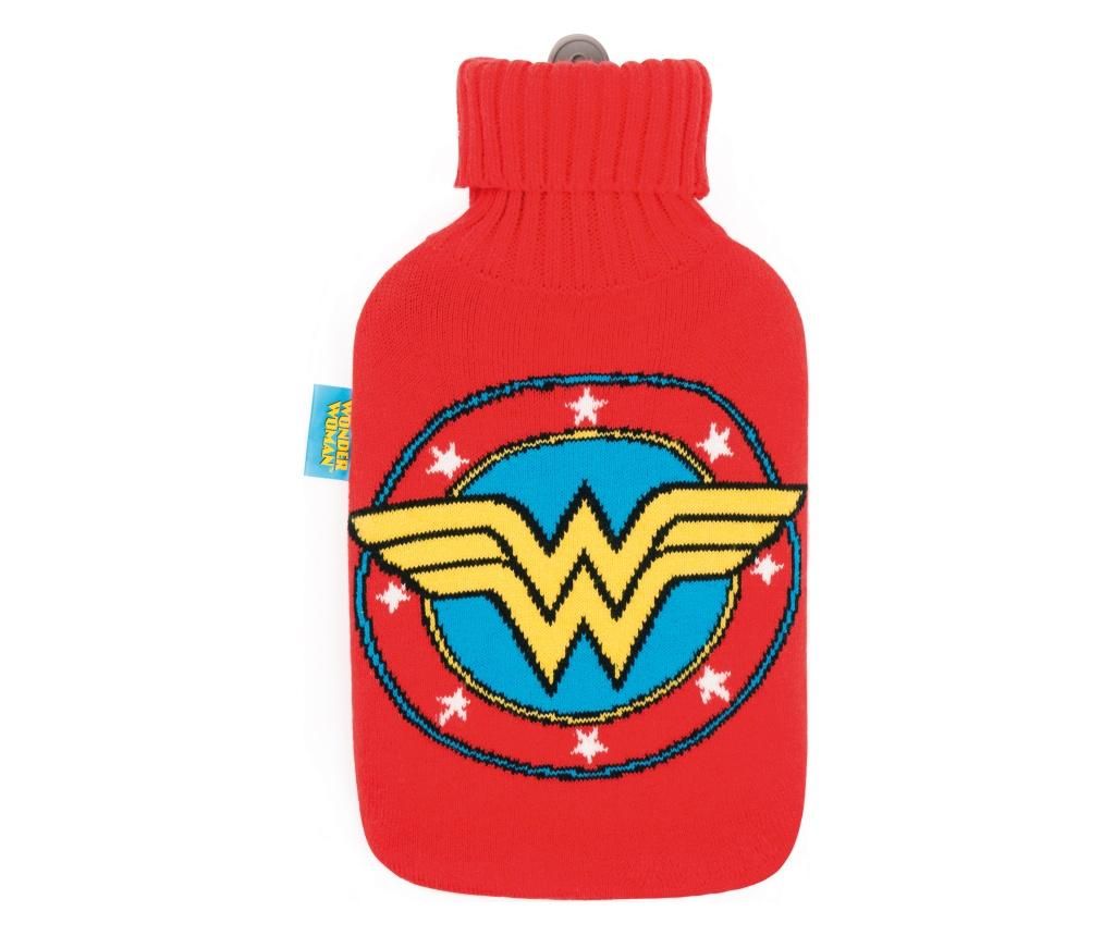 Husa pentru sticla cu apa calda Wonder Woman 2L – Excelsa, Rosu Excelsa