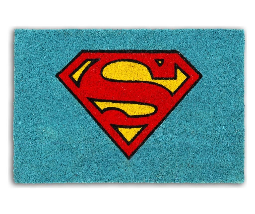 Covoras de intrare Superman 20×36 cm – Excelsa, Albastru