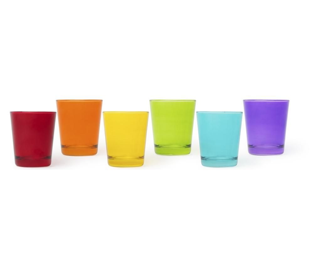 Set 6 pahare Excelsa, Portofino, sticla suflata, 0.3,0.3 – Excelsa, Multicolor Excelsa imagine 2022