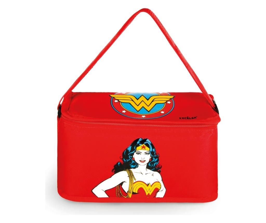 Geanta pentru pranz Wonder Woman 7L - Excelsa, Rosu