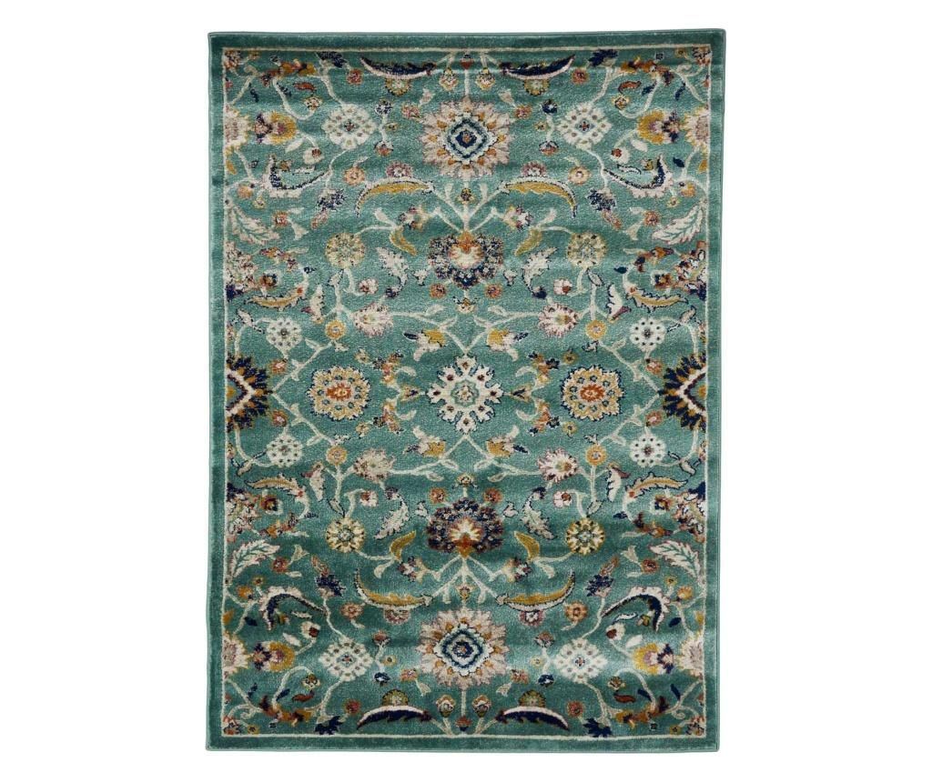 Covor Boho Moss Aqua 80x150 cm - Floorita, Albastru