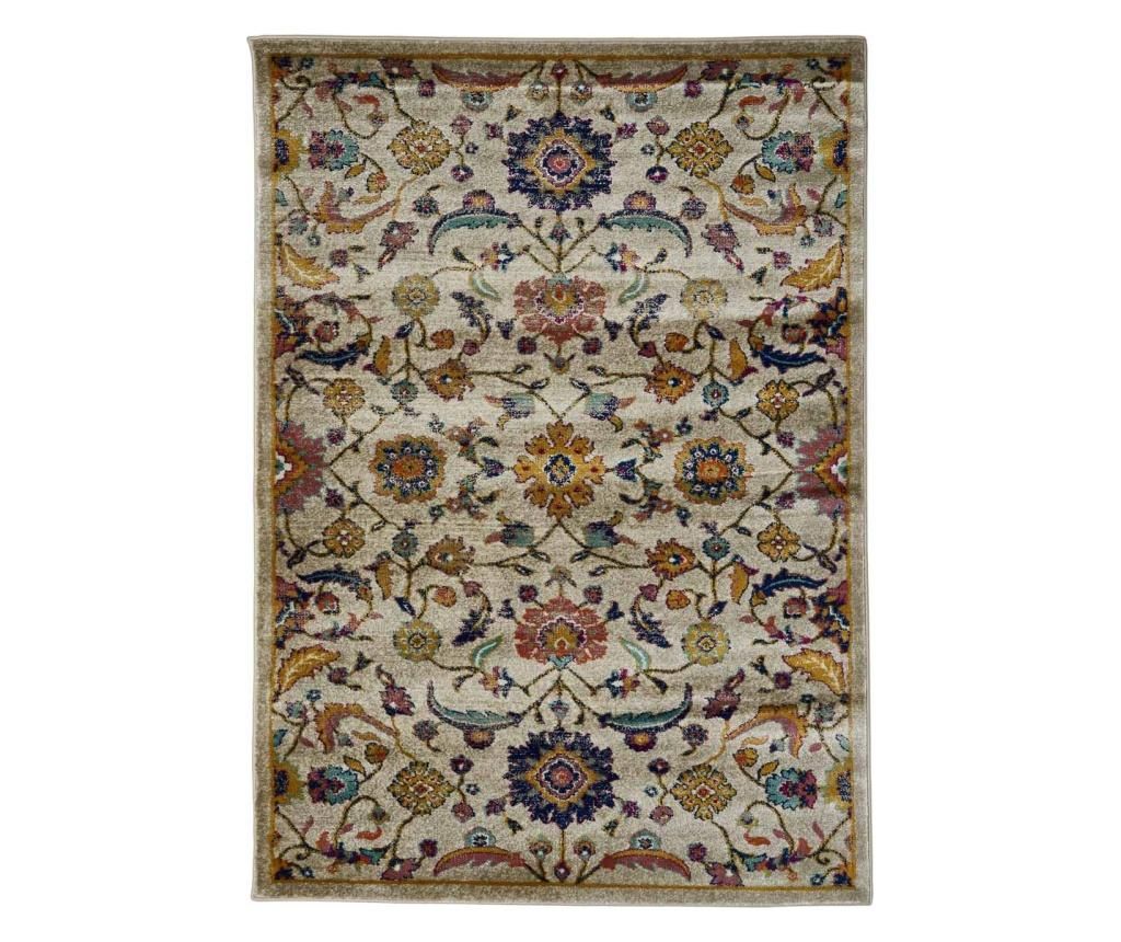 Covor Boho Moss Light Grey 140x200 cm - Floorita, Gri & Argintiu