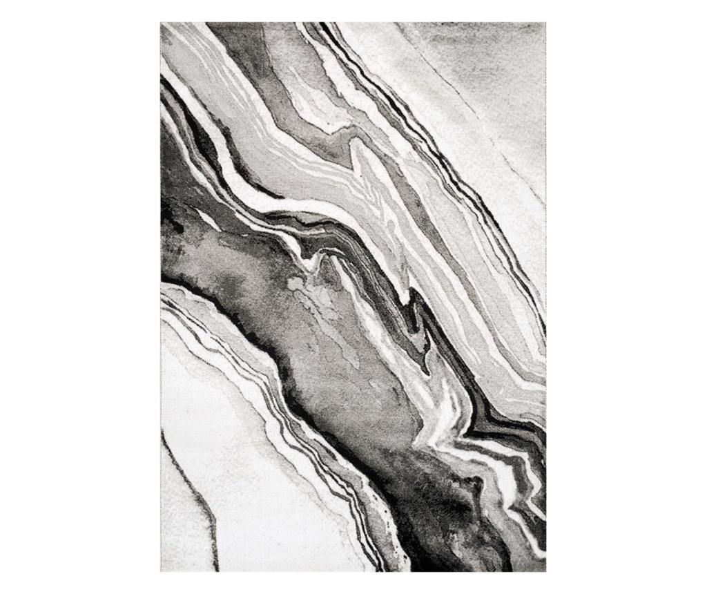 Covor Manhattan Empire Grey 80x150 cm - Floorita, Gri & Argintiu