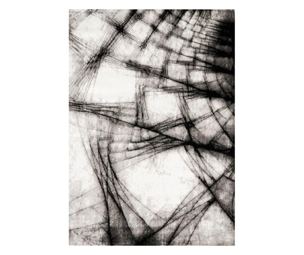 Covor Manhattan Broadway Grey 200×290 cm – Floorita, Gri & Argintiu
