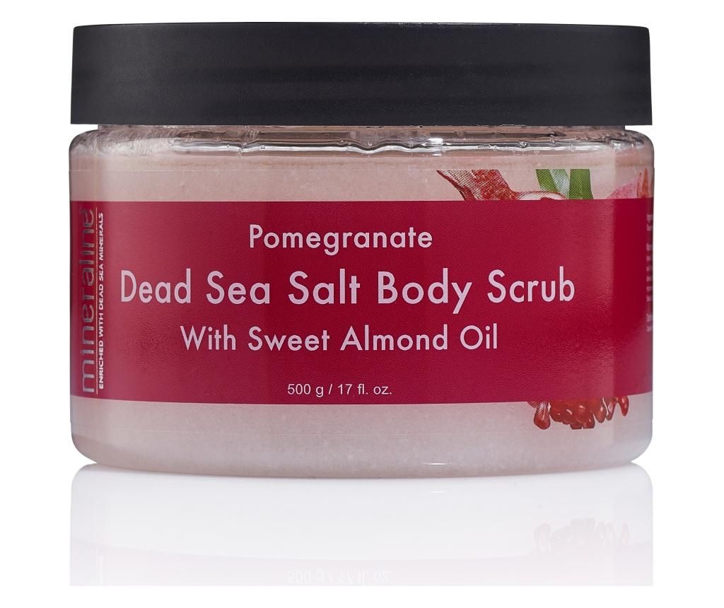 Exfoliant pentru corp Mineraline Dead Sea Salt Pomegranate 500 g