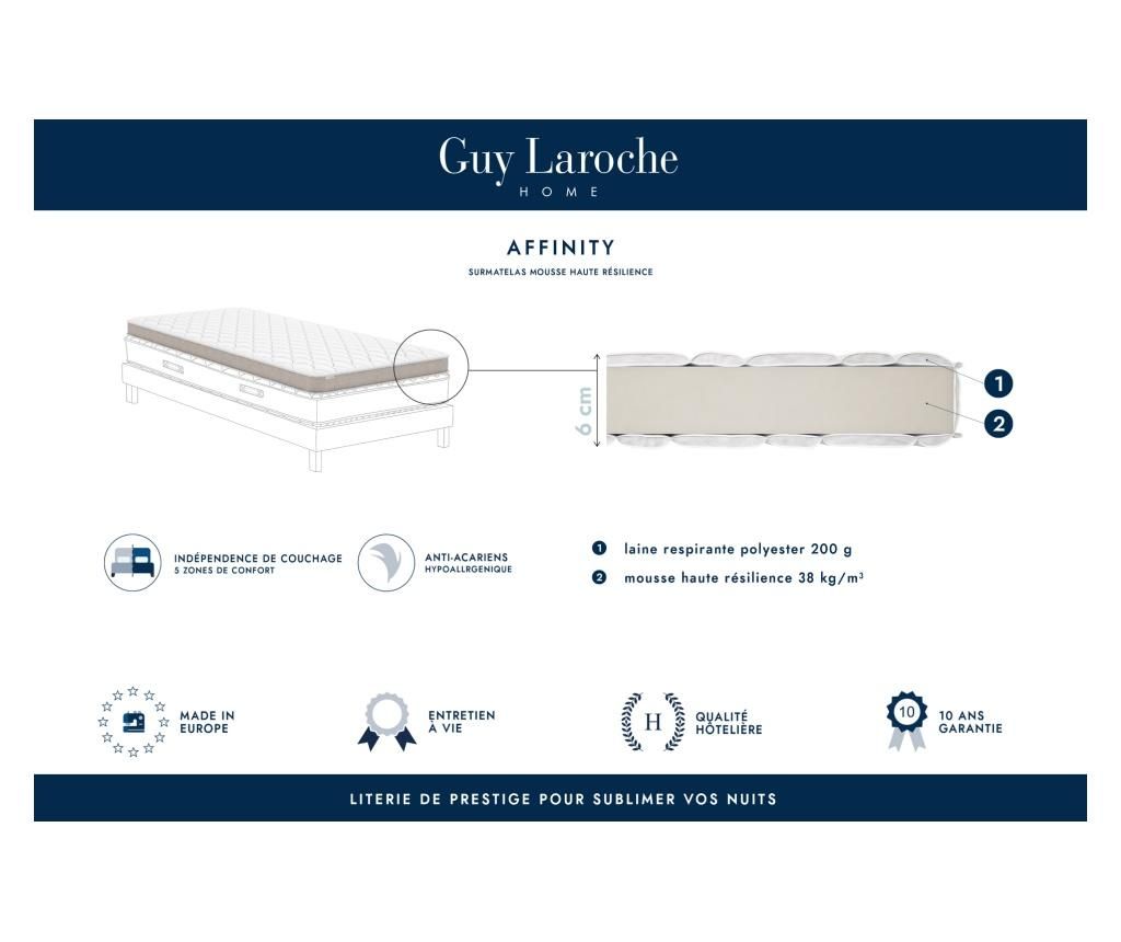 Saltea aditionala Guy Laroche Home, Affinity White, 140x200 cm, alb - Guy Laroche Home, Alb - 2 | YEO