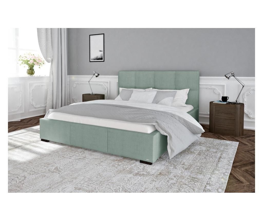 Pat Guy Laroche Home, Fascination Light Blue, Structura: lemn de molid, 160x200 cm - Guy Laroche Home, Albastru - 2 | YEO