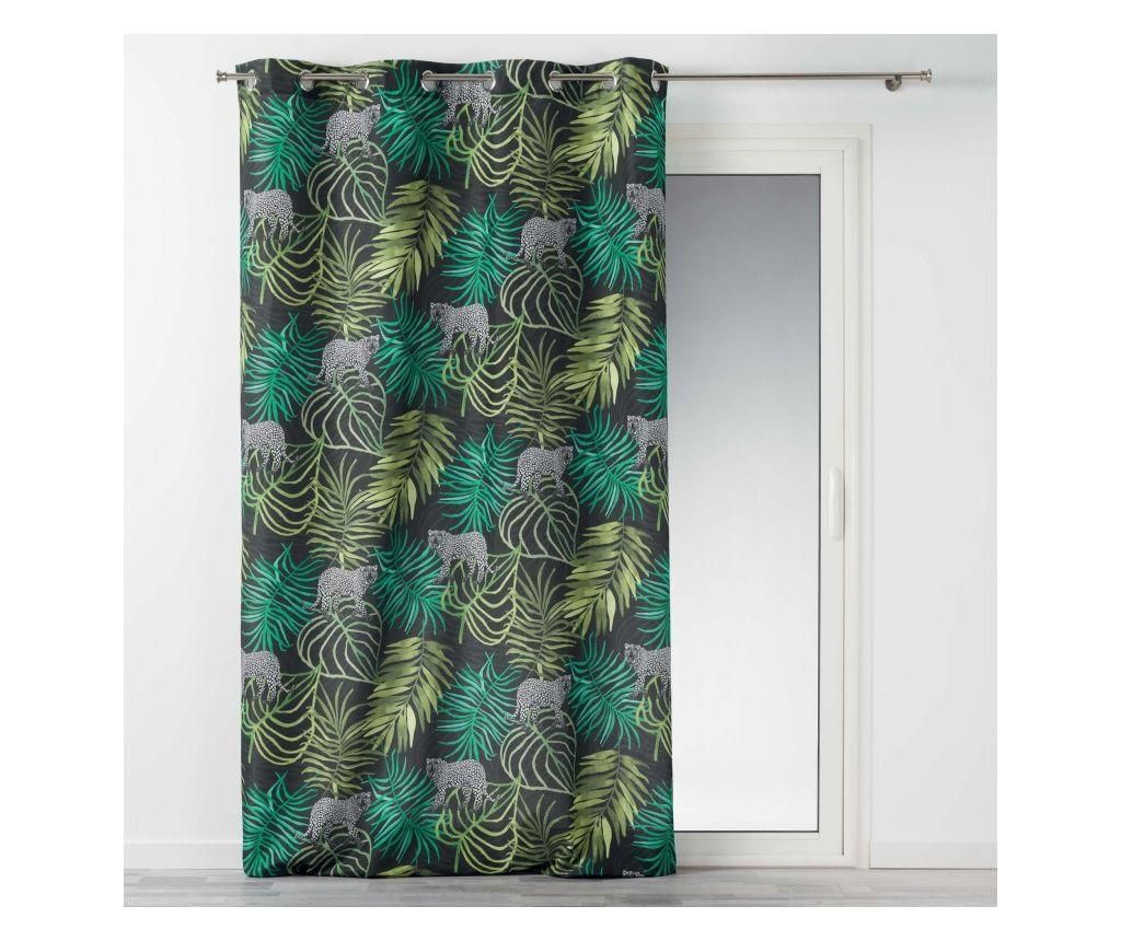Draperie Tropical Green 140×260 cm – douceur d’intérieur, Multicolor douceur d'intérieur