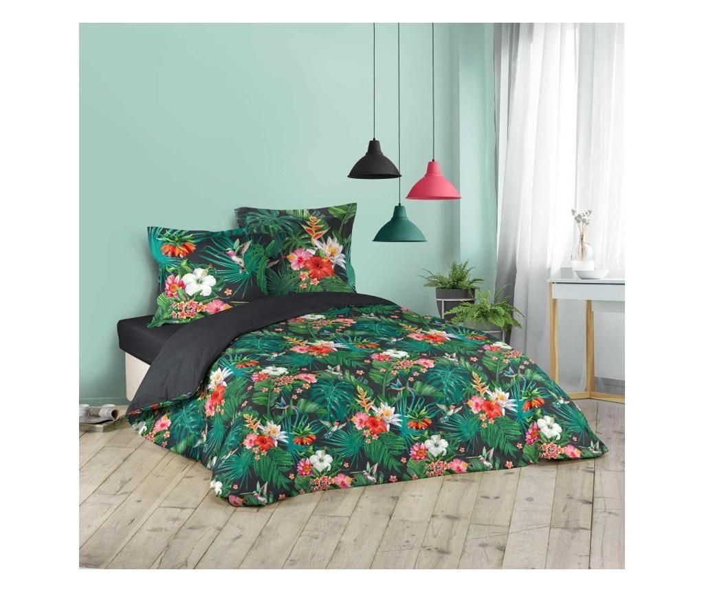 Set de pat Double Extra Jardin Exotique - douceur d\'intérieur, Multicolor