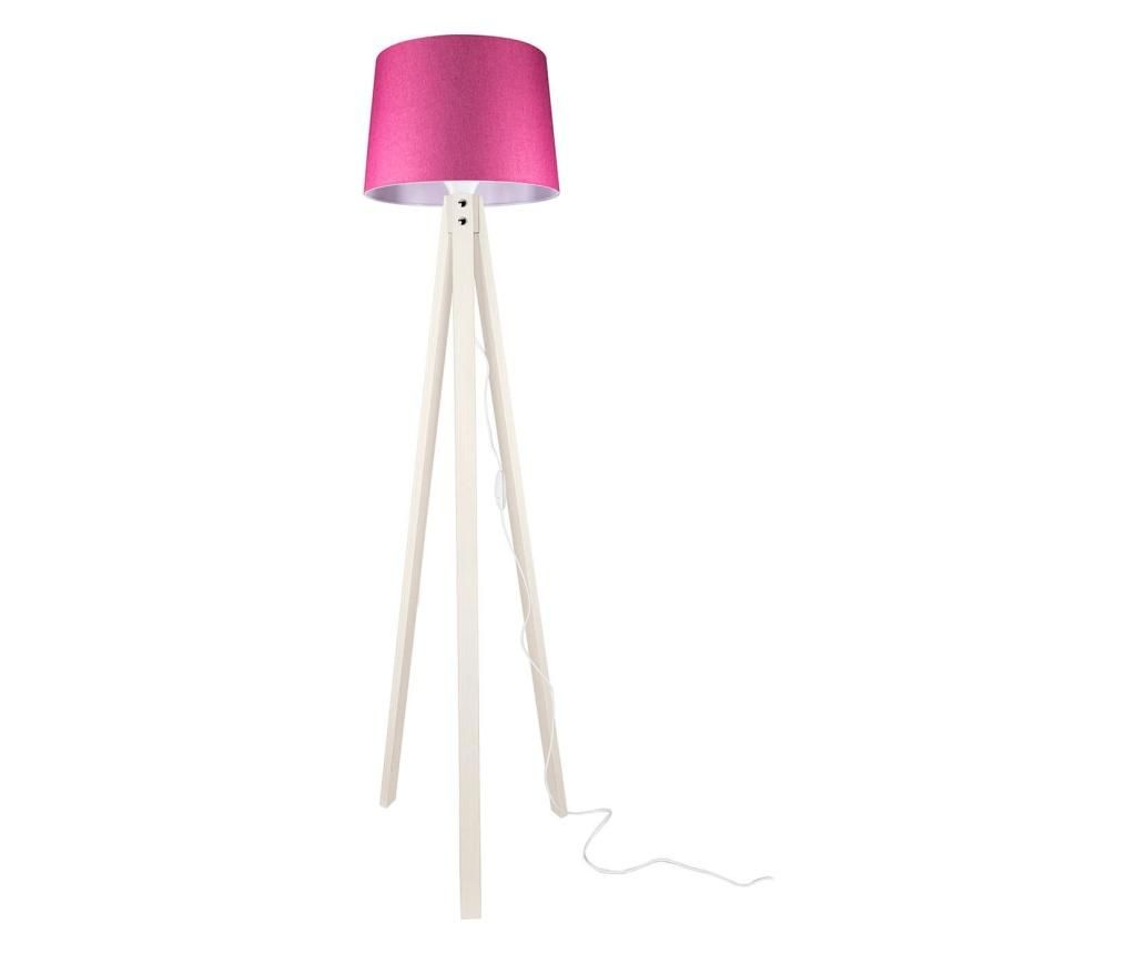 Lampadar Squid Lighting, Seko Pink and Pearl, MDF, Incandescent, max. 20 W W, 45x45x160 cm - Squid lighting, Roz