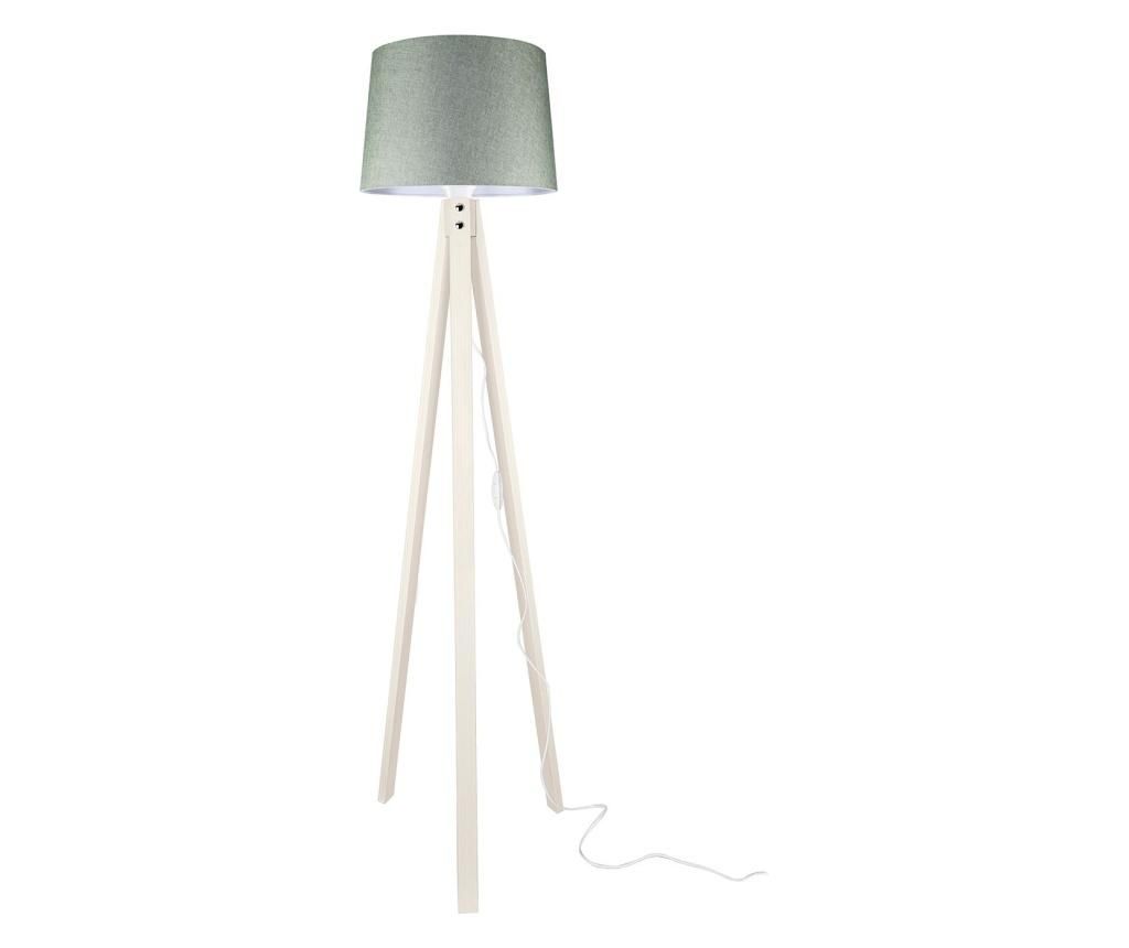 Lampadar Squid Lighting, Parko Green and Cream, MDF, Incandescent, max. 20 W W, 45x45x160 cm - Squid lighting, Verde