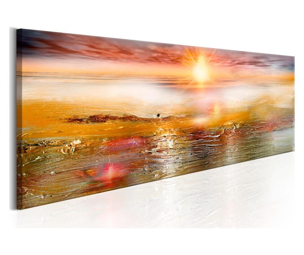 Tablou Orange Sea 150x50 - Artgeist, Multicolor