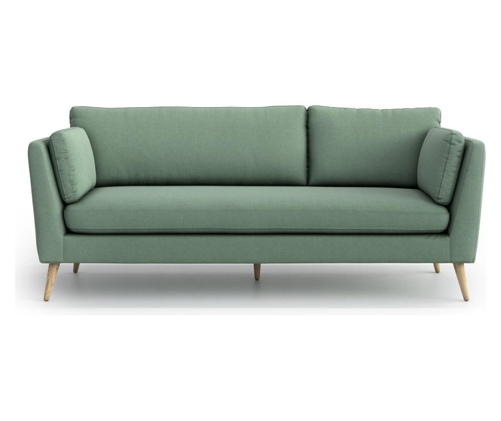 Canapea 3 locuri Jane Olaf Mint - Optisofa, Verde