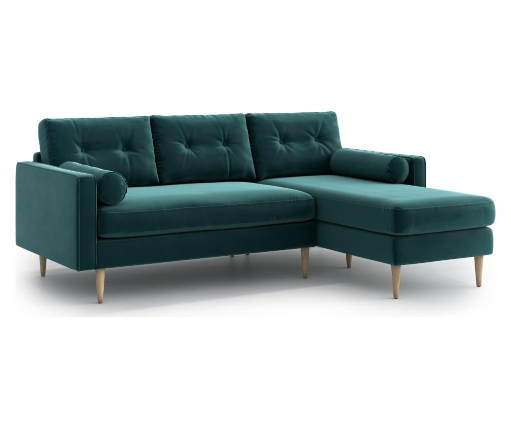 Coltar reversibil Esme Duck Egg - Optisofa, Verde