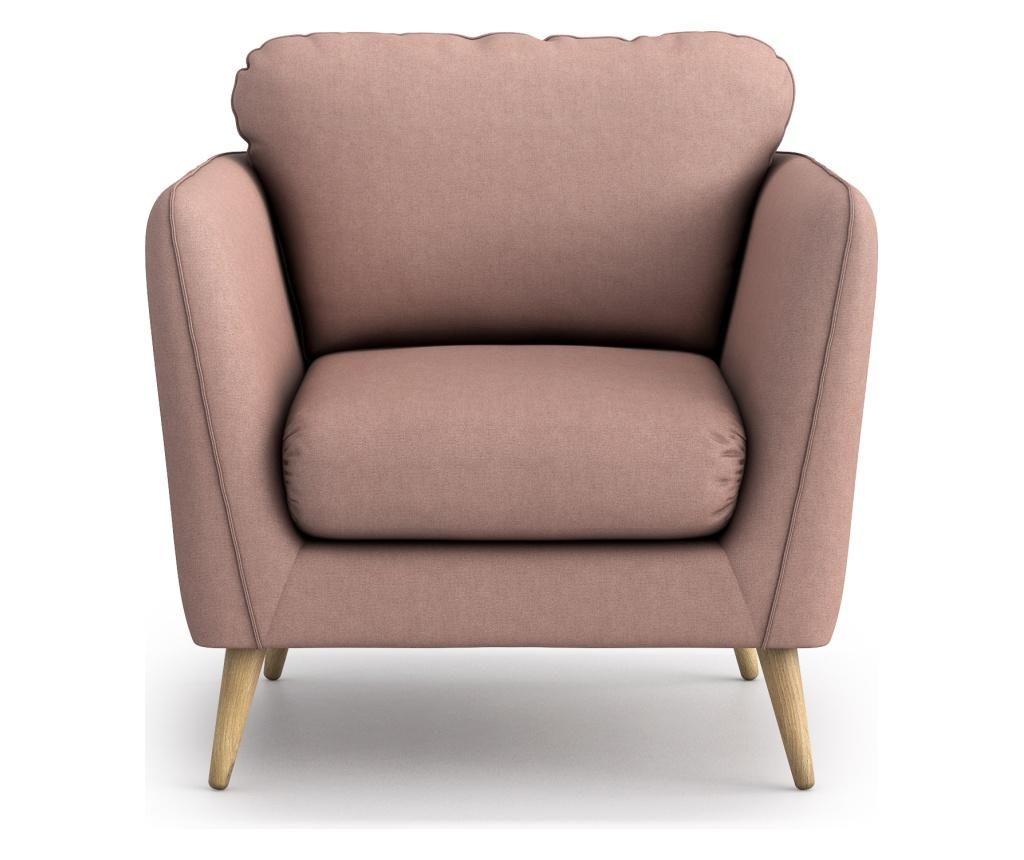 Fotoliu Clara Soro Powder Pink - Optisofa, Roz