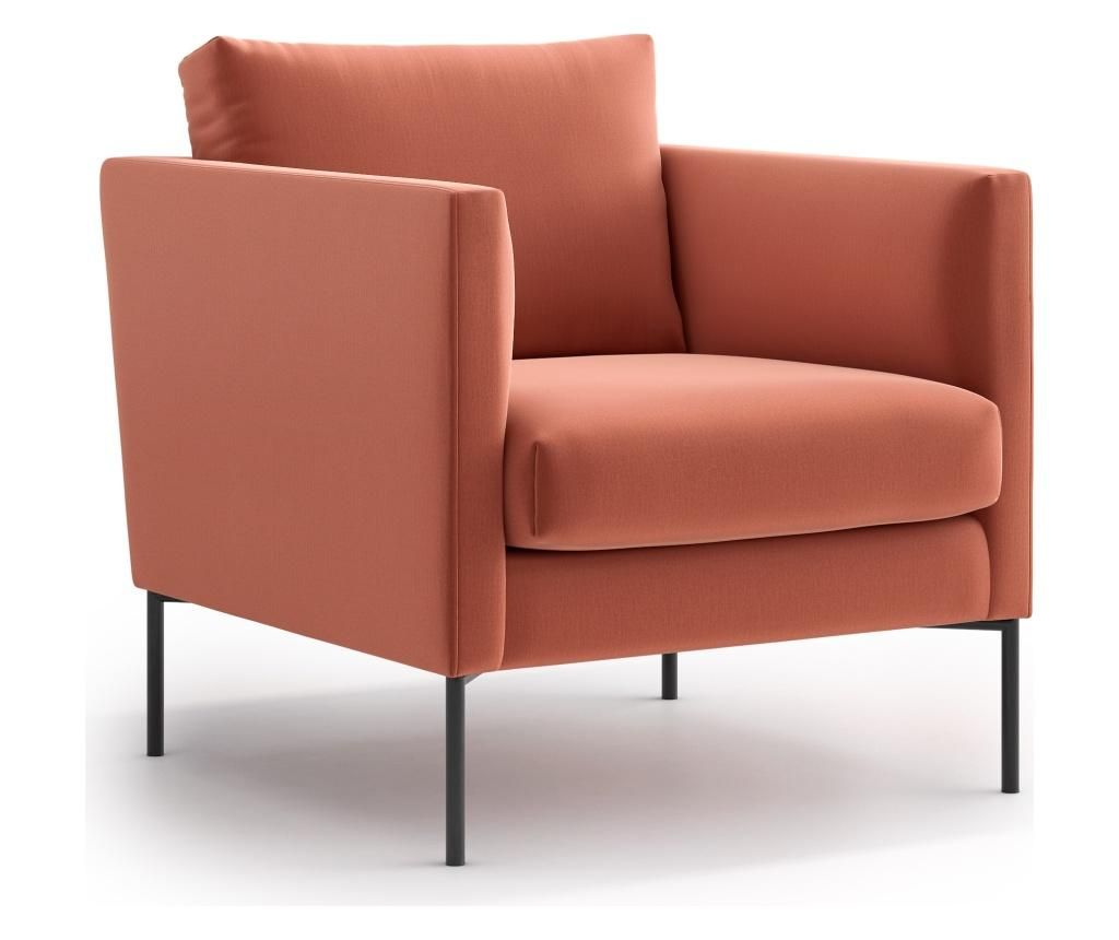 Fotoliu Svea Powder Pink - Optisofa, Roz