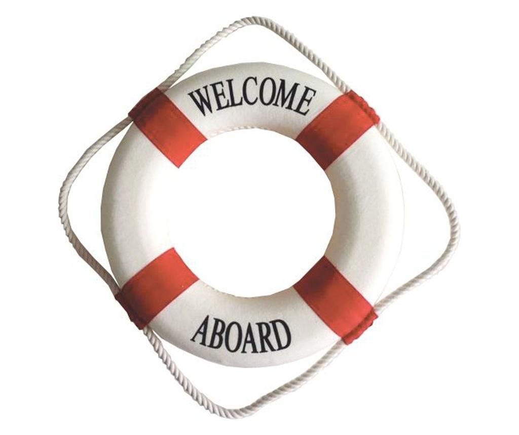 Decoratiune de perete Welcome Aboard Red S