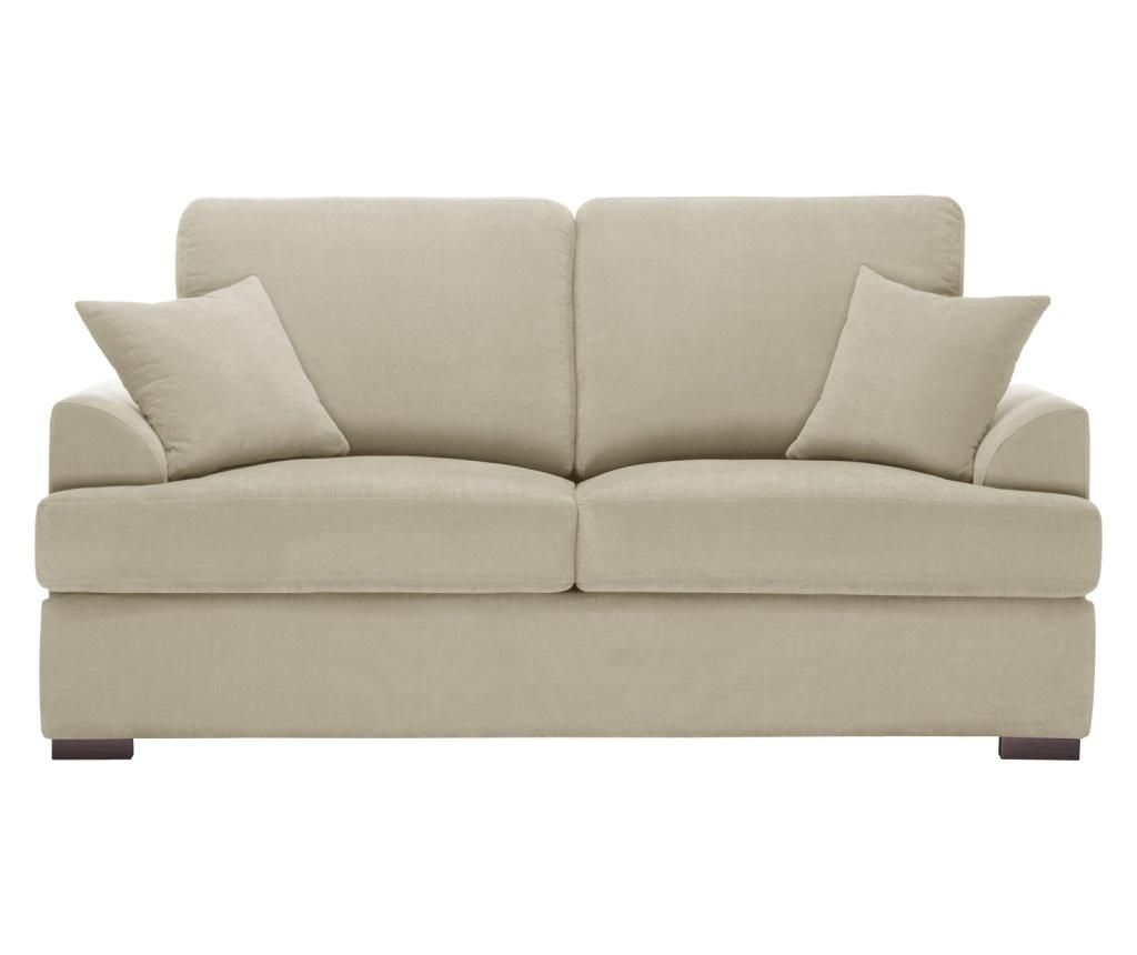 Canapea 3 locuri Jalouse Maison, Irina Beige, 204x92x88 cm - Jalouse Maison, Crem