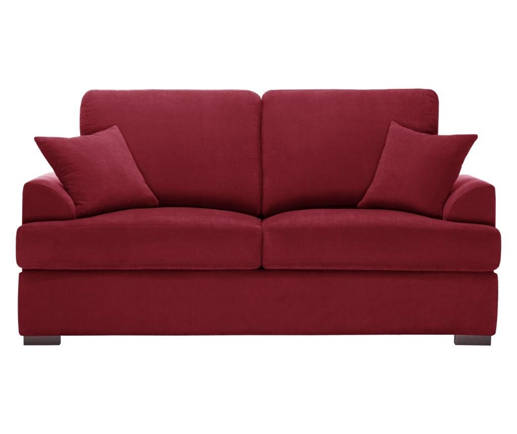 Canapea extensibila 2 locuri Irina Glamour Red