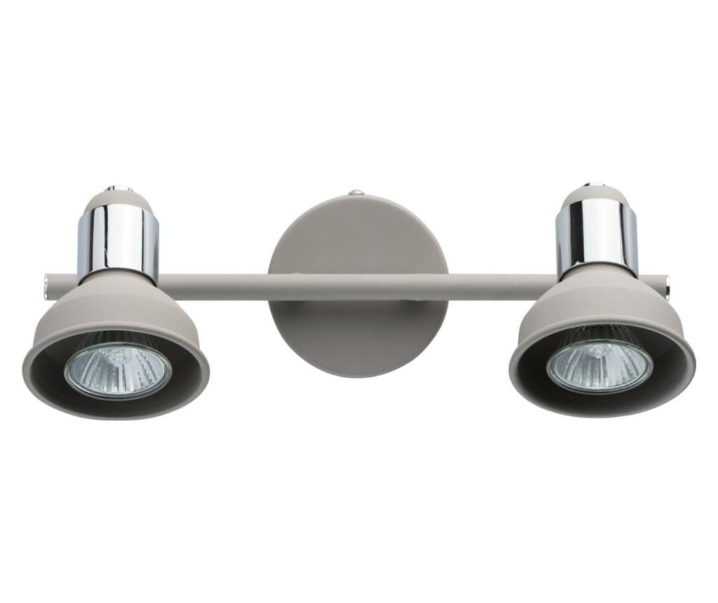 Spot Functional Lighting, Hof, metal, 16x30x16 cm – Functional Lighting, Gri & Argintiu Functional Lighting