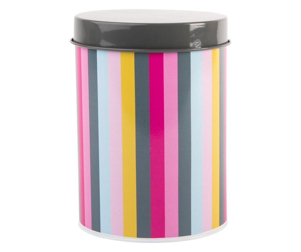 Recipient cu capac Stripe - Beau & Elliot, Multicolor imagine