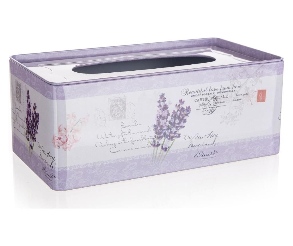 Cutie pentru servetele Lavender