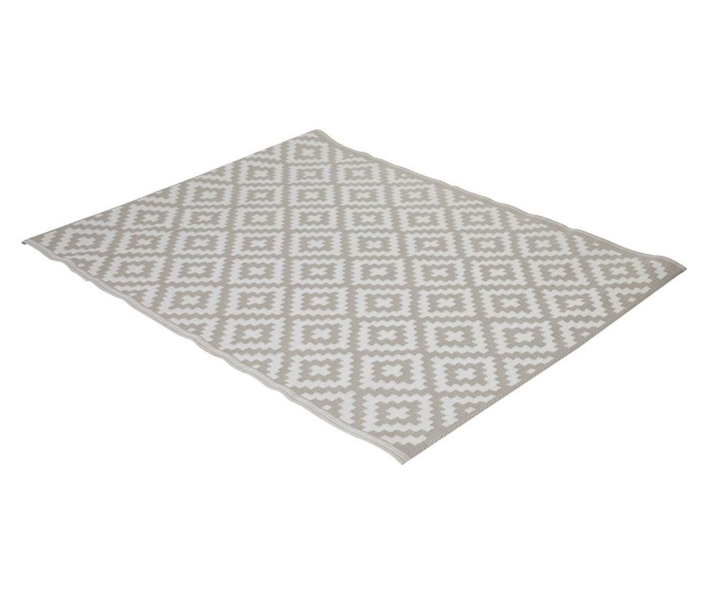 Covor pentru exterior Pinir Grey 150×200 cm – Greemotion, Gri & Argintiu Greemotion