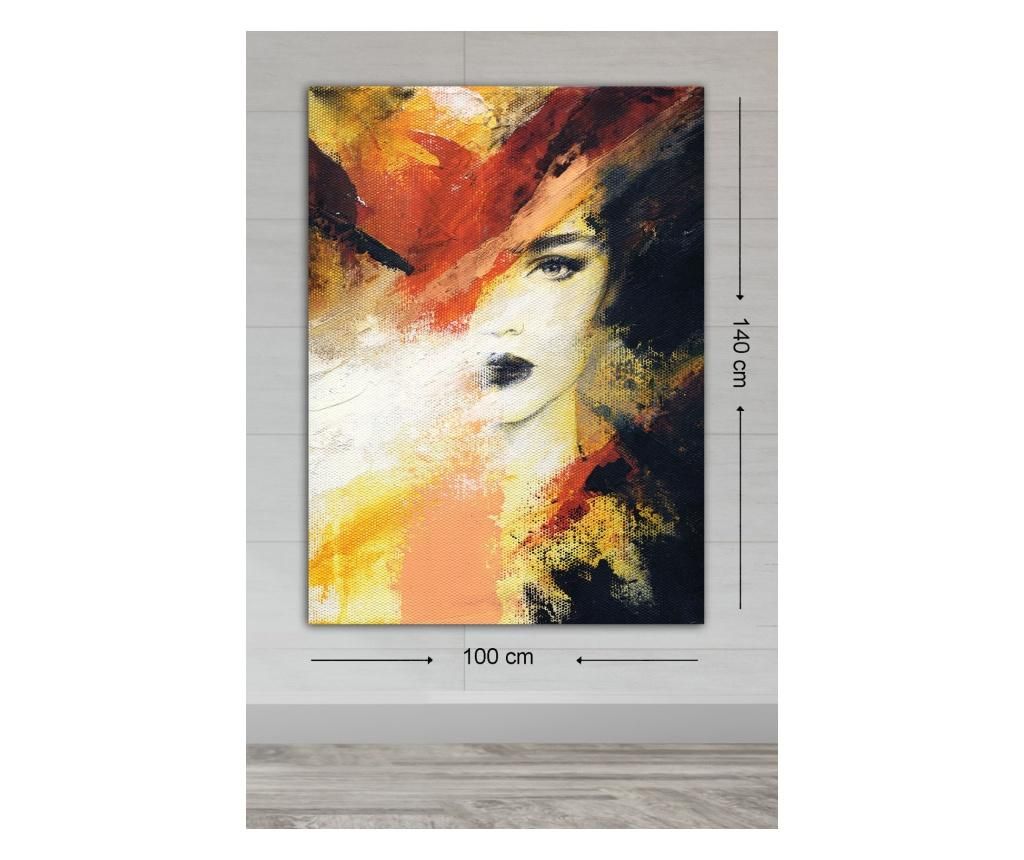 Tablou Tablo Center, Nissie, canvas imprimat din bumbac, 100×140 cm – Tablo Center, Multicolor Tablo Center imagine reduceri 2022