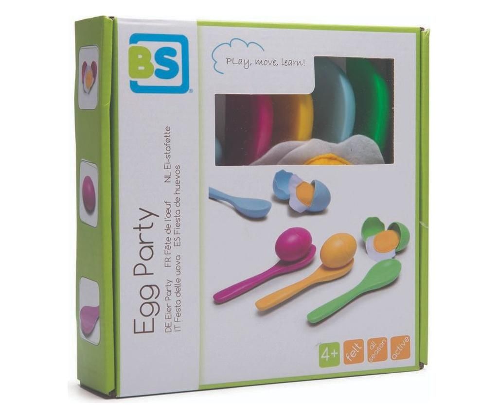 Joc de echilibru Egg Party - BS Toys, Multicolor