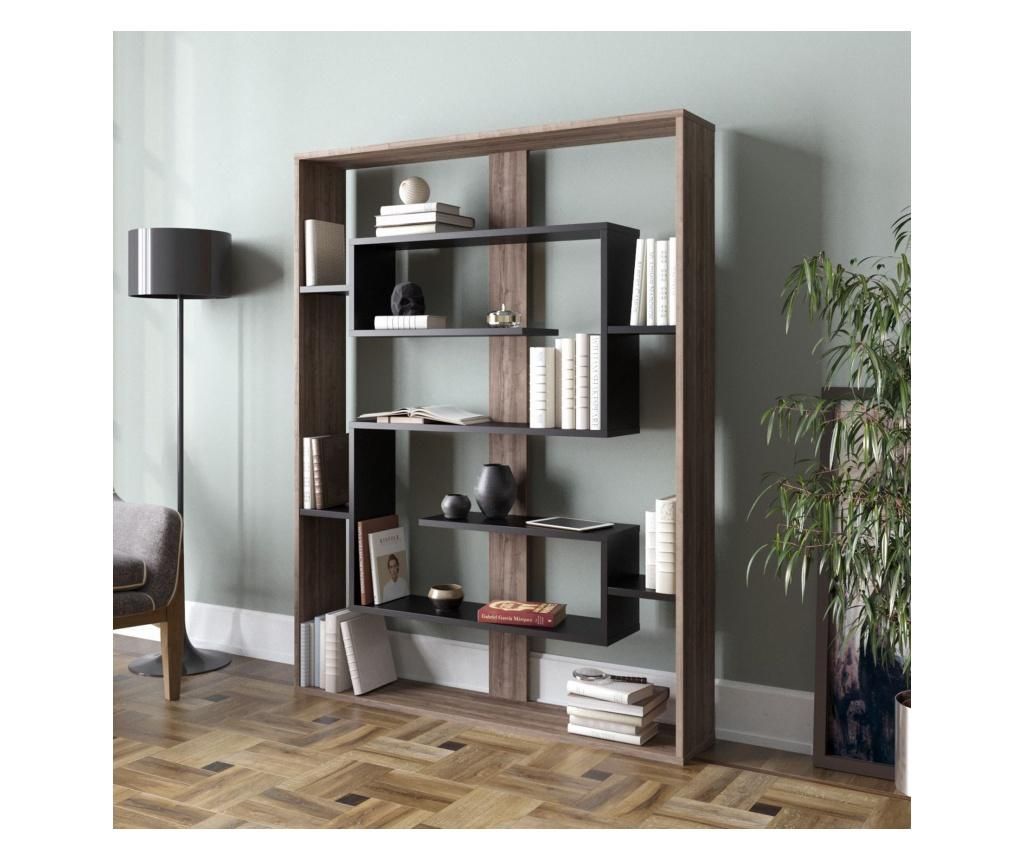 Biblioteca Zena Home, Esteban, PAL melaminat, 156x120x22 cm - Zena Home