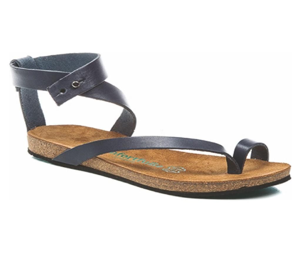 Sandale dama Sara Navy 38 – Comfortfüße, Multicolor
