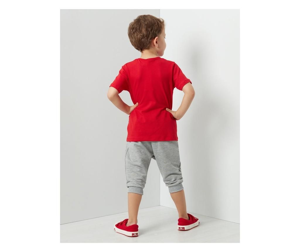 Set tricou si pantaloni trei sferturi pentru copii Mr. Laugh Baggy 2 years - Denokids