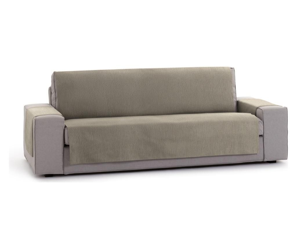 Husa pentru canapea cu 4 locuri Chenille Salva Taupe 190x95x220 cm – Eysa, Maro