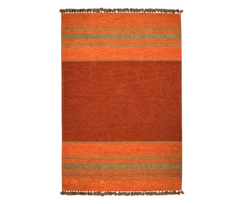 Covor kilim Casablanca Tile 80x150 cm - BELLA MAISON, Portocaliu