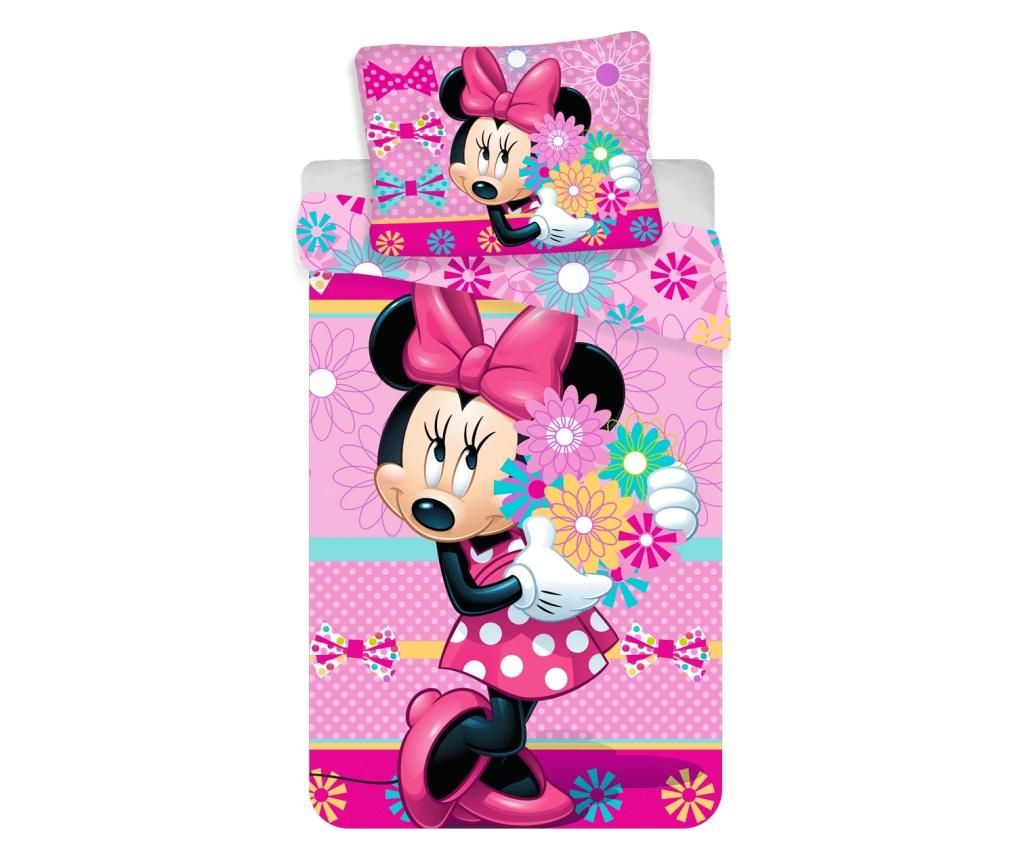 Set de pat Single Ranforce Disney Minnie – Minnie Mouse by Disney, Roz Minnie Mouse by Disney