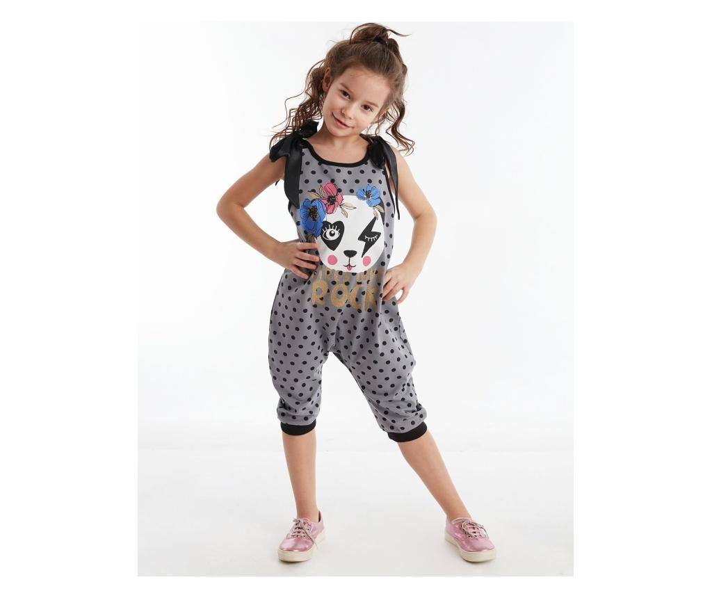 Salopeta copii Rock Panda 4 years - Denokids