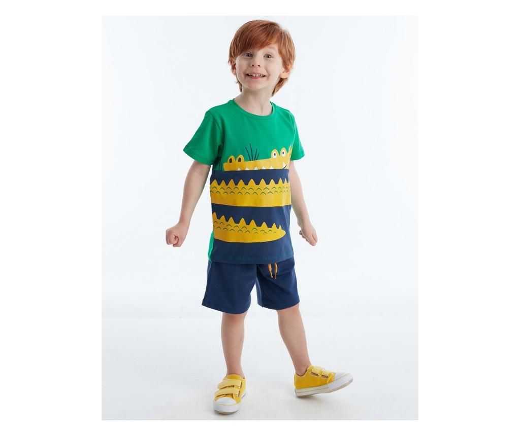 Set tricou si pantaloni scurti pentru copii Rolling Croc 4 years