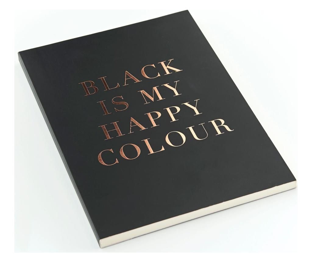 Agenda Trend Black is my Happy Colour A5