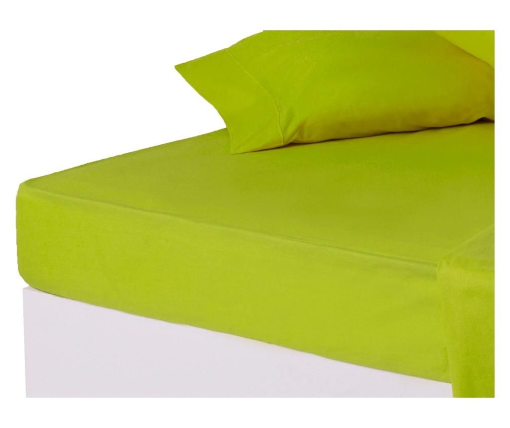 Cearsaf de pat cu elastic 150x200 cm - Casa Selección, Verde