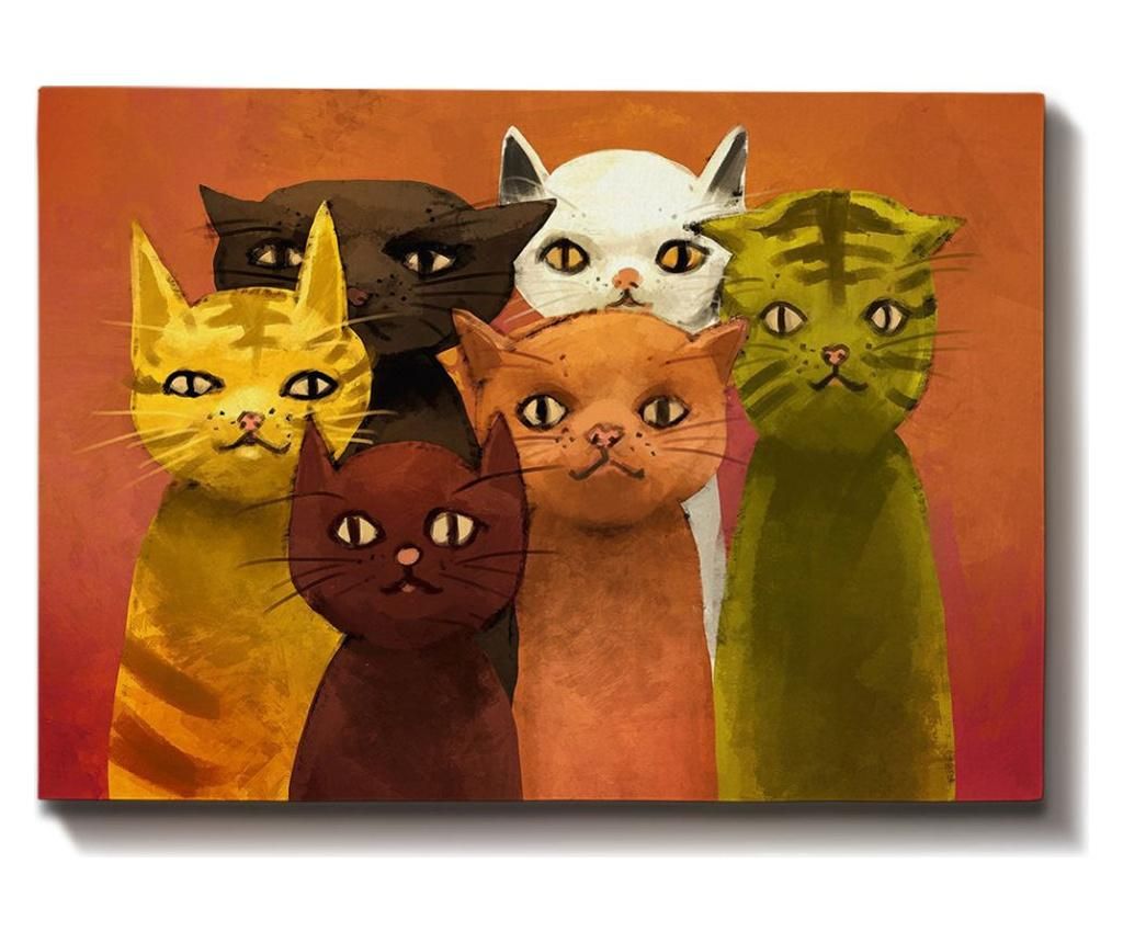 Tablou Bract, canvas, 50×70 cm – Bract, Multicolor Bract