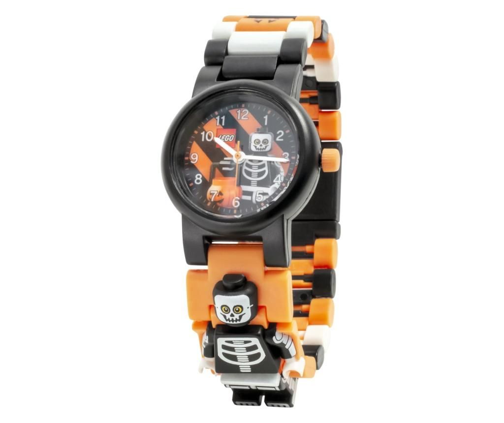 Ceas de mana pentru copii demontabil LEGO Skeleton - LEGO Watch, Portocaliu