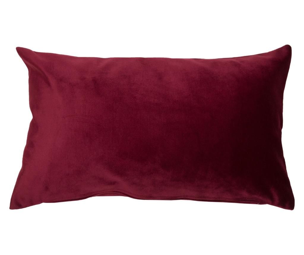 Perna decorativa Santiago Pons, Velvet Burgundy, poliester, 30x50 cm, rosu burgund - Santiago Pons, Rosu