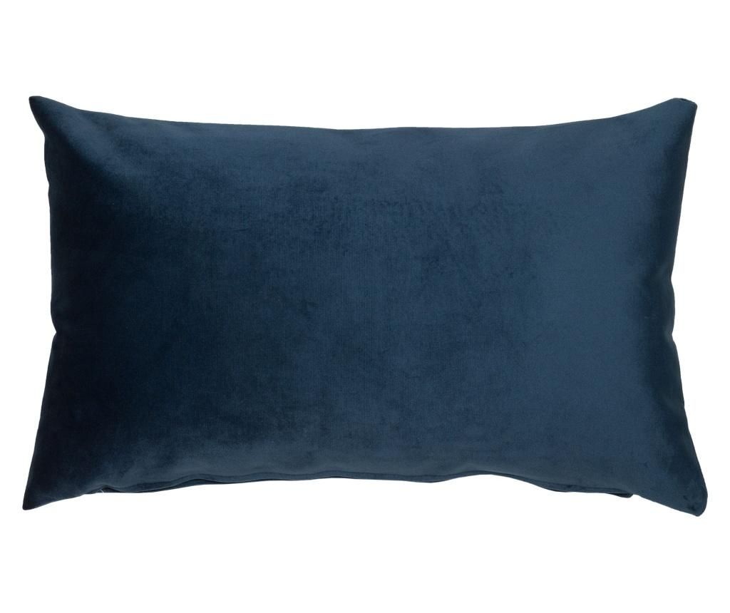 Perna decorativa Santiago Pons, Velvet Marine, poliester, 30×50 cm, marin – Santiago Pons, Albastru Santiago Pons pret redus