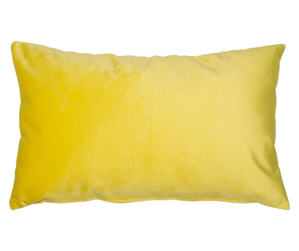 Perna decorativa Santiago Pons, Velvet Yellow, poliester, 30×50 cm, galben – Santiago Pons, Galben & Auriu Santiago Pons pret redus