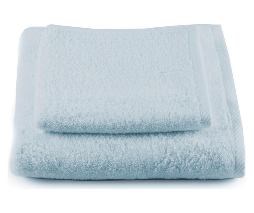 Set 2 prosoape de baie Ti Amo! Light Blue - Dondi Home, Albastru