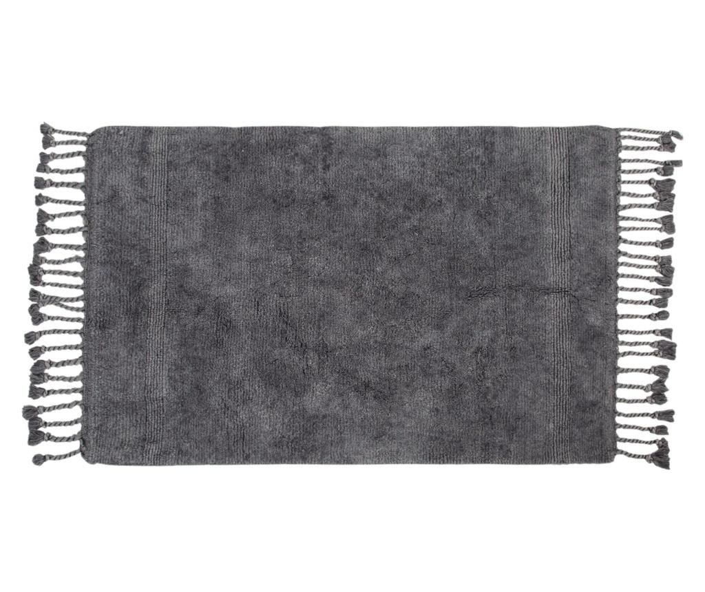 Covoras de baie Paloma Dark Grey 70×105 cm – Irya, Gri & Argintiu Irya imagine 2022