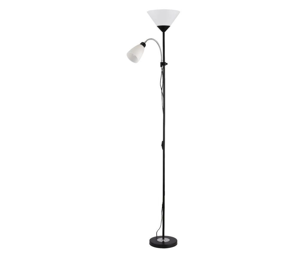 Lampadar Vidik, policarbonat, max. 40W W, 25x15x180 cm - Vidik, Negru