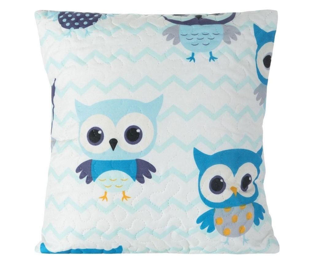 Fata de perna Owl Blue 40x40 cm