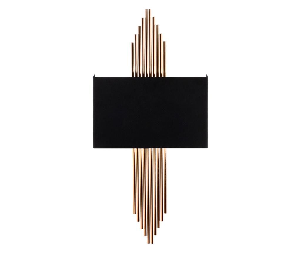 Aplica de perete Opviq, Ursula One Black Copper, metal, max. 100 W, E27, 75x10x22 cm – Opviq, Negru Opviq imagine reduceri 2022